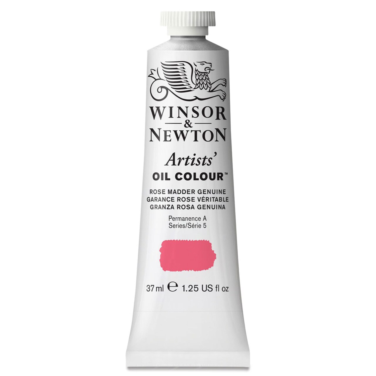 Winsor & Newton Artists' Oil Color - Rose Madder Genuine, 37 ml tube